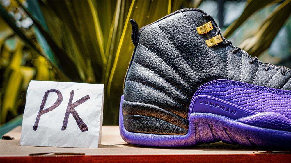 PK GOD Jordan 12 Retro Field Purple RETAIL MATERIALS READY TO SHIP